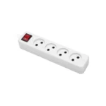 چند راهی شهاب ۴ خانه بدون ارت با کلید با کابل ۵ متری پارت الکتریک