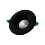 چراغ آميتريس 9 وات بدنه مشكي دايره اي COB سفيد پارس شعاع توس - Image 2