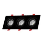 چراغ تريلايت متحرك 7×3 وات بدنه تمام مشكي SMD پارس شعاع توس