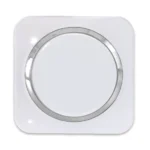 کلید تک پل مدل آدا پلکسی سفید زه نقره ای دلند