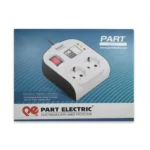 محافظ دو خانه ارت دار با کلید و کابل 5 متری آنالوگ یخچال پارت الکتریک - Image 2