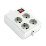 چند راهی ۴ خانه ارتدار با کلید با کابل ۳ متر مدل پارت الکتریک - Image 2