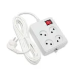 چند راهی ۴ خانه بدون ارت با کابل ۳ متر مدل پارت الکتریک - Image 2