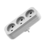 پریز سه خانه شهاب بدون ارت با دو شاخه پارت الکتریک - Image 3