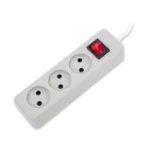 سه راهی شهاب بدون ارت با کلید با کابل ۱٫۸ متر پارت الکتریک - Image 2