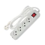 چند راهی شهاب ۴ خانه بدون ارت با کلید با کابل ۵ متری پارت الکتریک - Image 2