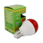 لامپ LED حبابی ۹ وات رنگی E۲۷ قرمز پارس شعاع توس - Image 2