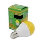 لامپ LED حبابی ۹ وات رنگی E۲۷ زرد پارس شعاع توس - Image 2