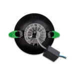 چراغ آميتريس 9 وات بدنه مشكي دايره اي COB سفيد پارس شعاع توس - Image 4