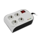 محافظ چهار خانه ارت دار با کلید و کابل 3 متر آنالوگ کامپیوتر پارت الکتریک - Image 2