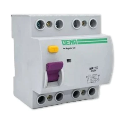 محافظ جان چهار پل 40 آمپر مگنتیک RCCB 6000 دنا